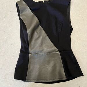 BCBGMaxAzria Black Sleeveless Top